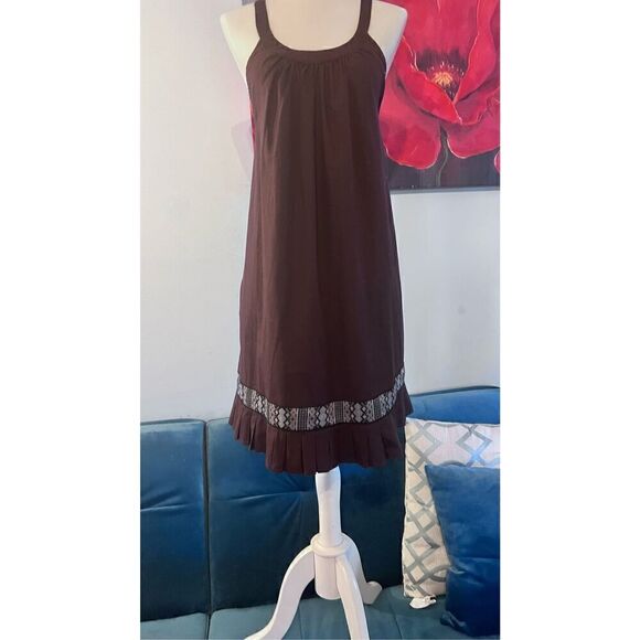 FREE PEOPLE BURGUNDY TANK DRESS WOMENS SZ XS - Picture 3 of 11